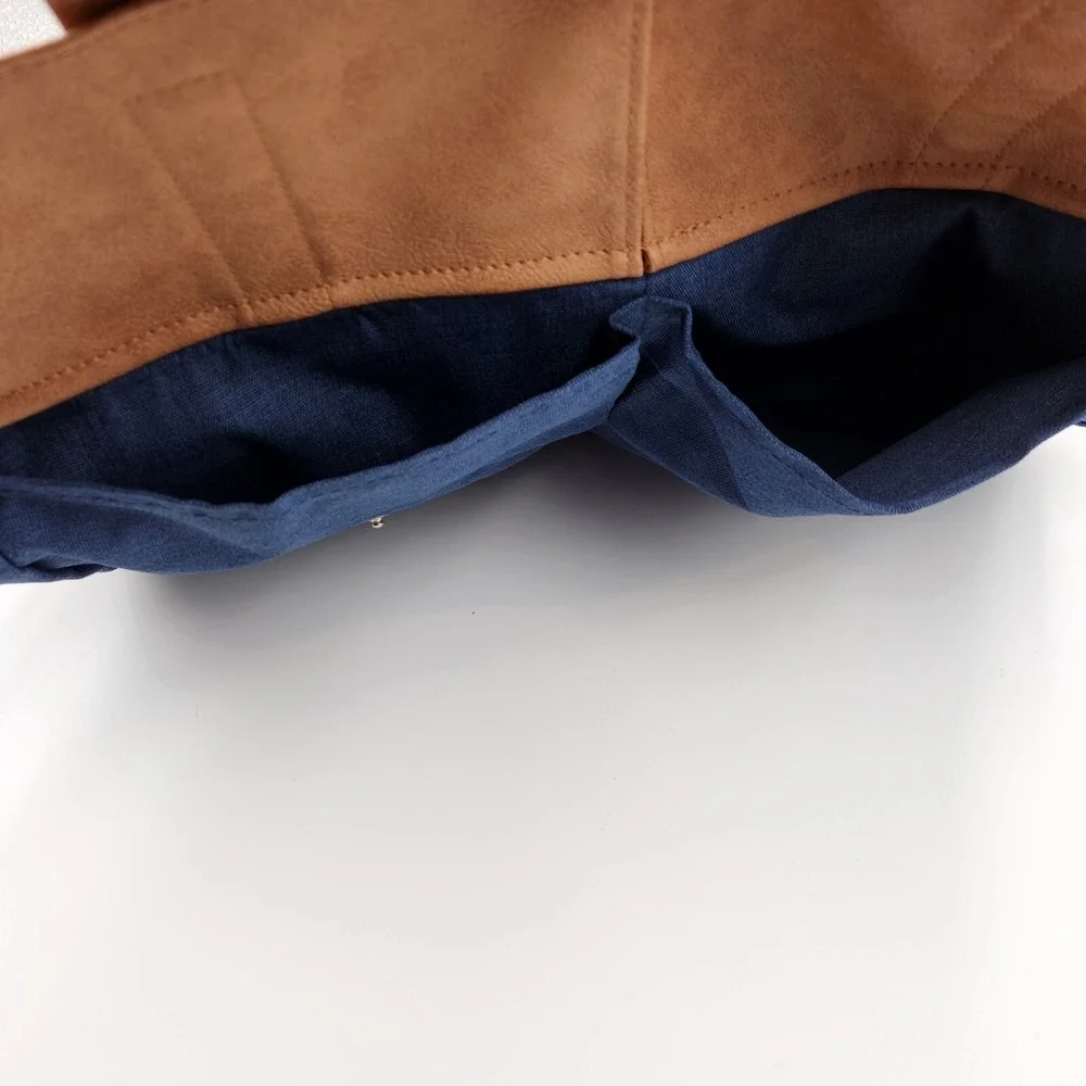 Classic‎ Courier Bag AARP Blue Pockets Handles and Adjustable Strap Utility